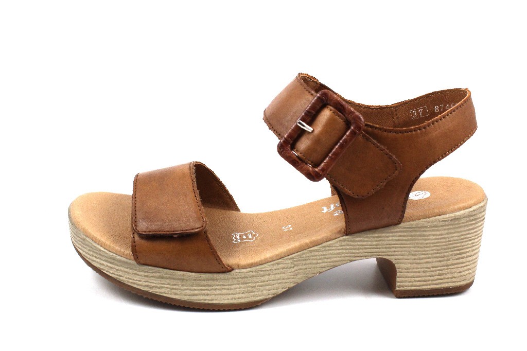 REMONTE Plateau Sandalen braun