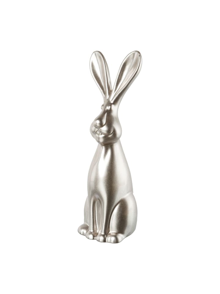 Creativ home Deko-Osterhase in silber günstig kaufen onesize