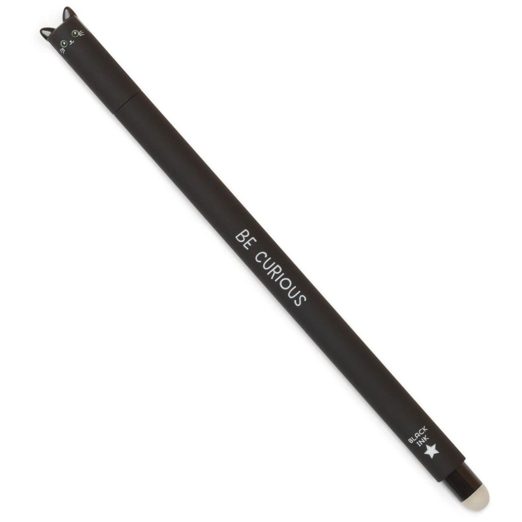 Legami Schwarze Katze löschbarer Gelstift