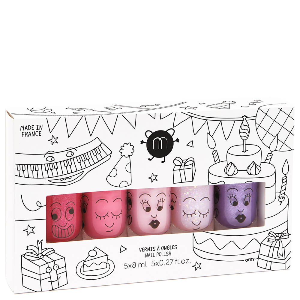 nailmatic COFFRET PARTY5 5 vernis à l'eau