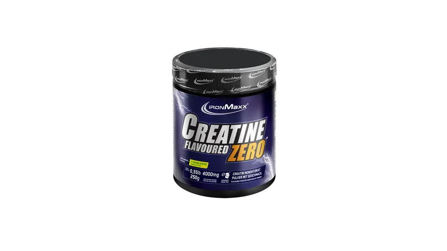 IronMaxx® Nutrition Creatine Flavoured Zero Lemon-Ice Tea 250 g