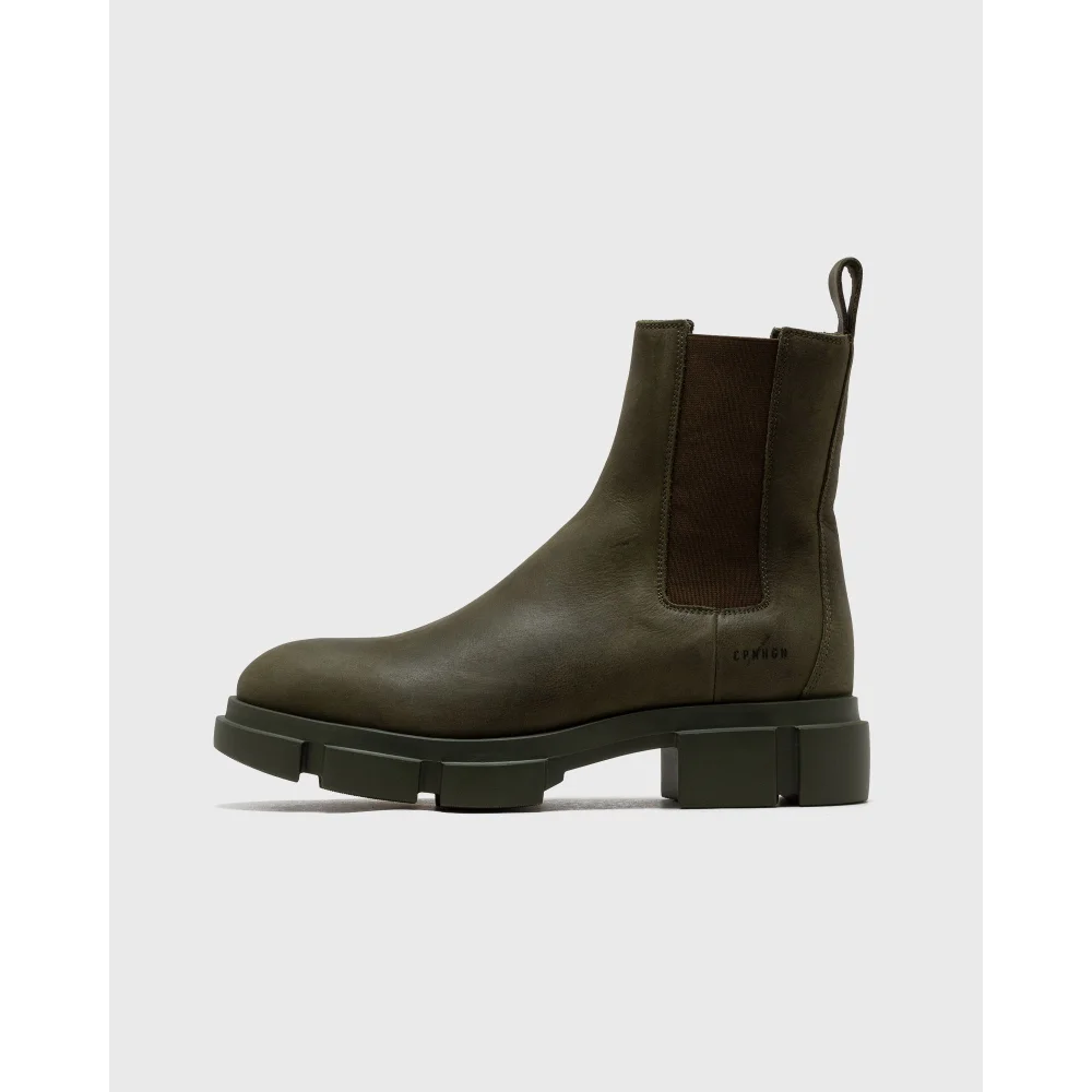 Copenhagen Studios Waxed Nabuc CPH570-KHAKI / grün