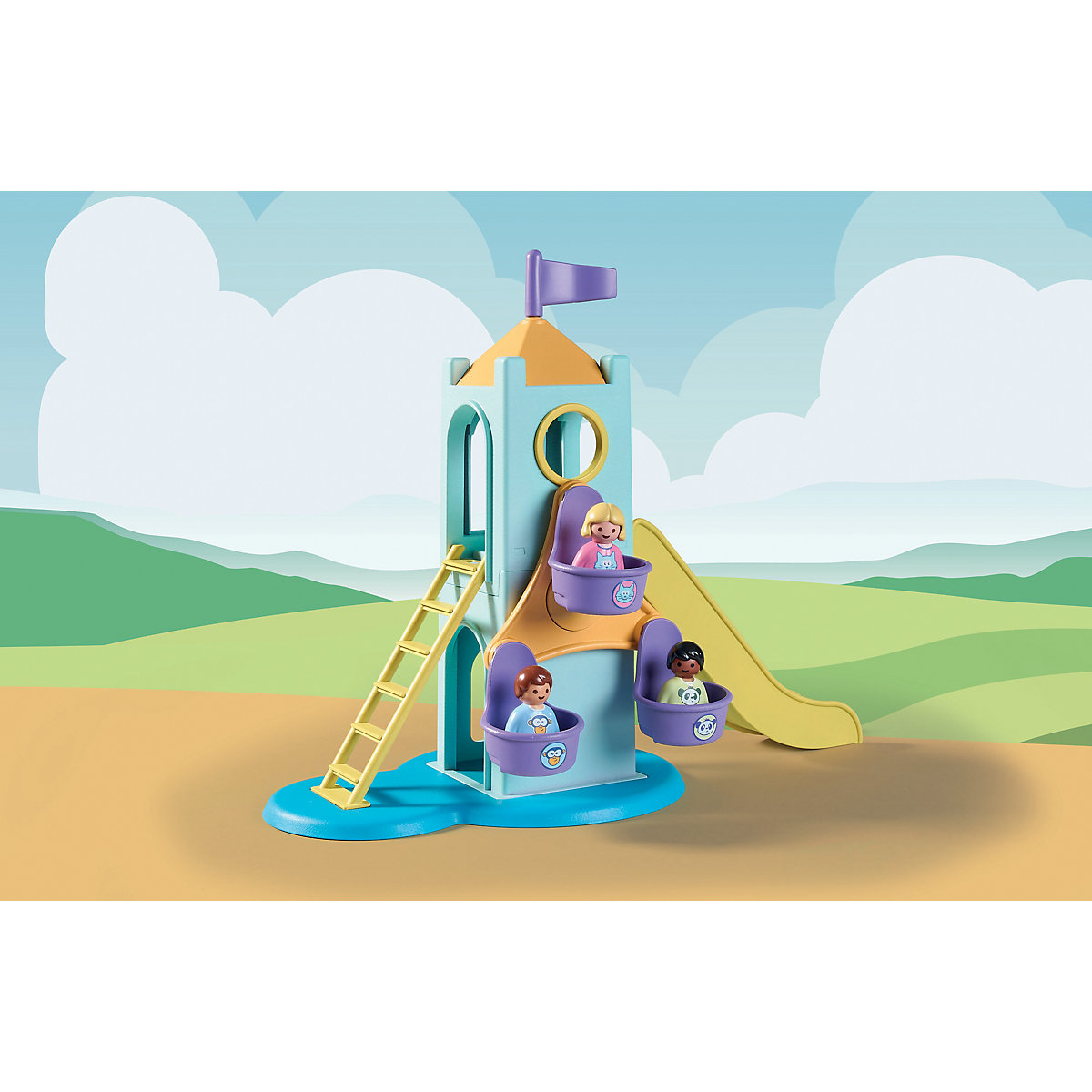 PLAYMOBIL® 71326 1.2.3: Erlebnisturm mit Eisstand
