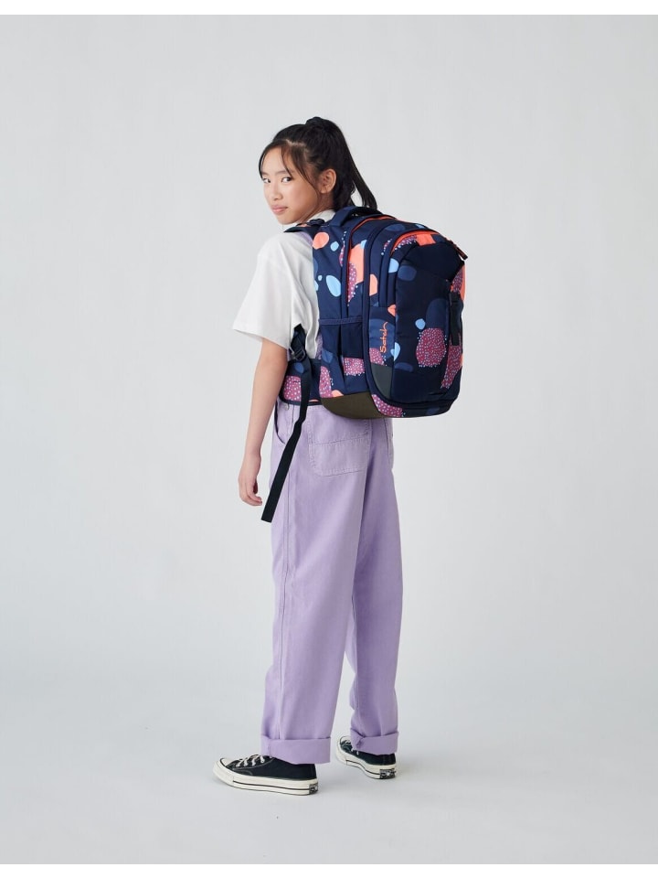 Satch Schulrucksack Coral Reef in dunkelblau günstig kaufen onesize
