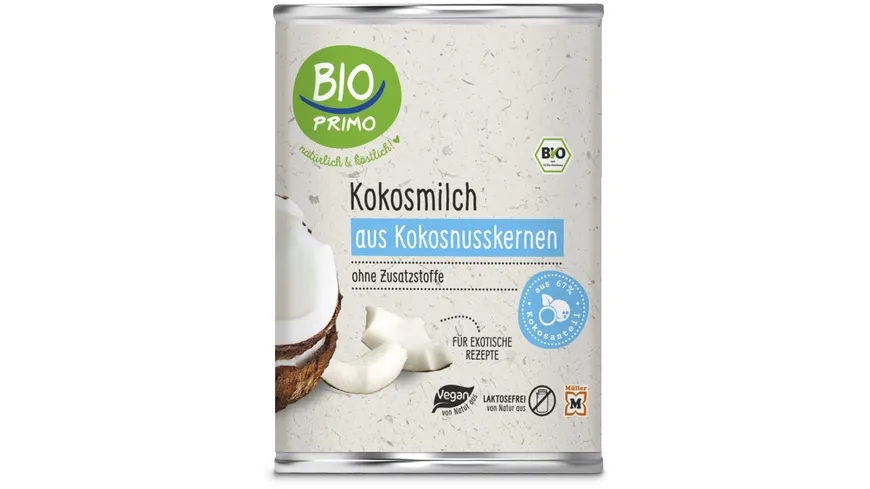 BIO PRIMO Bio Kokosmilch 400 ml