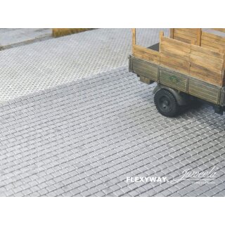 FLEXYWAY Platten 20x20 grau hell, 2 Segm. 1:45 1:50