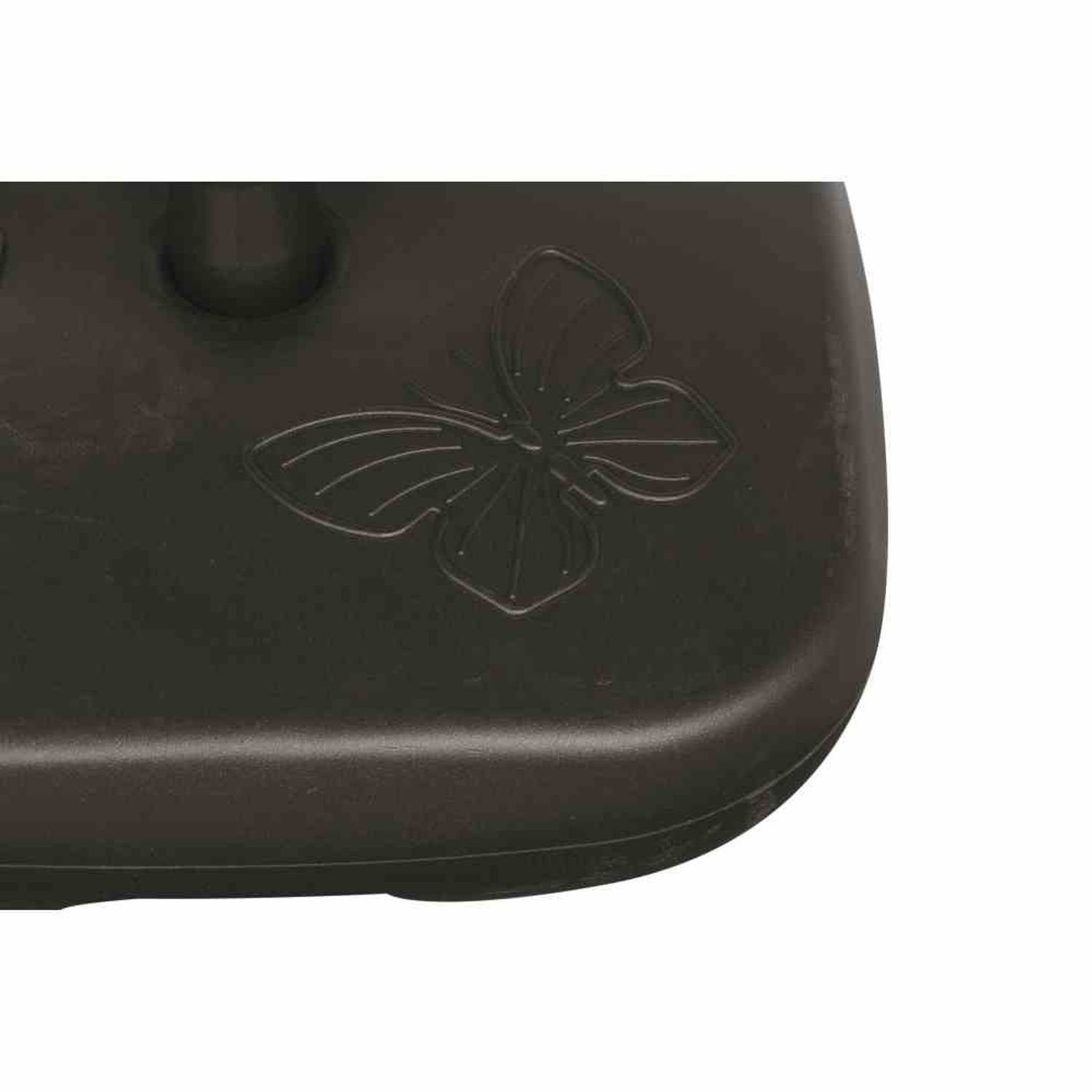 Enne Plastica Group Srl Kunststoffschirmständer Schirmständer Papillon 20 Liter, befüllbar, anthrazit Polyethylen, für