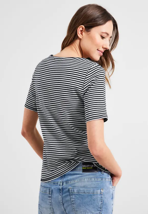 CECIL T-Shirt mit Streifenmuster