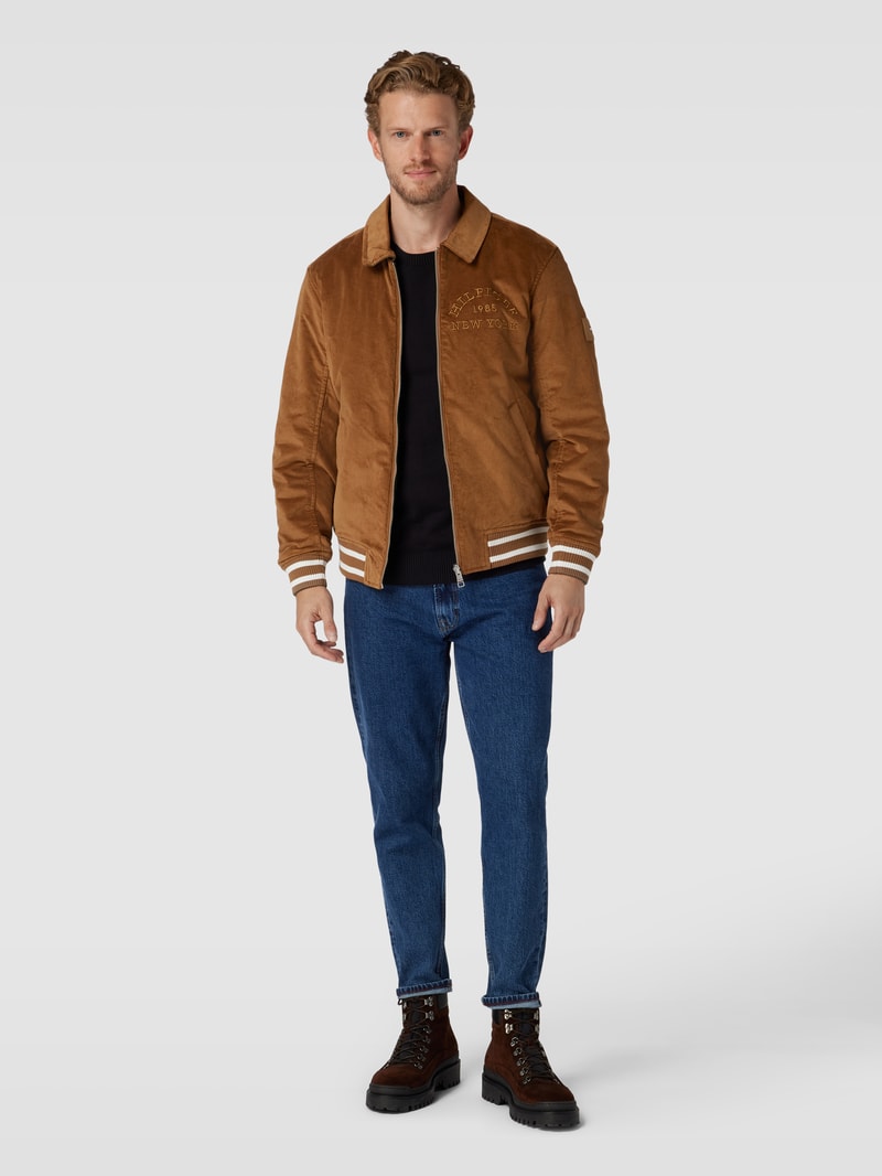 College-Jacke mit Wendefunktion in khaki