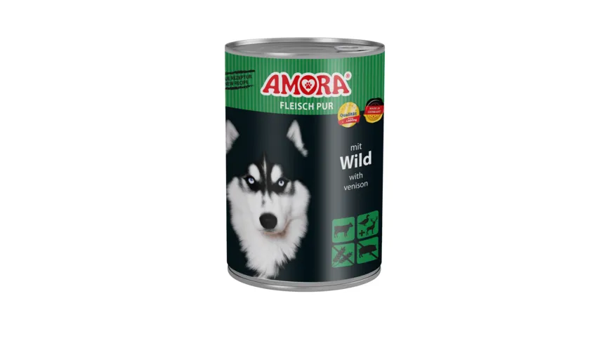 AMORA Dog Dose Fleisch Pur Adult Wild 400 g