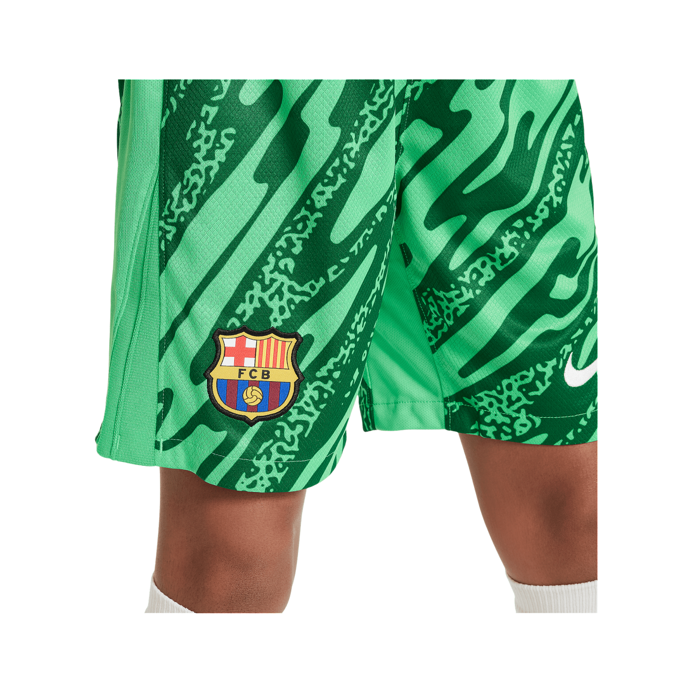 Nike FC Barcelona Torwartshort 2024/2025 Kids Grün F329