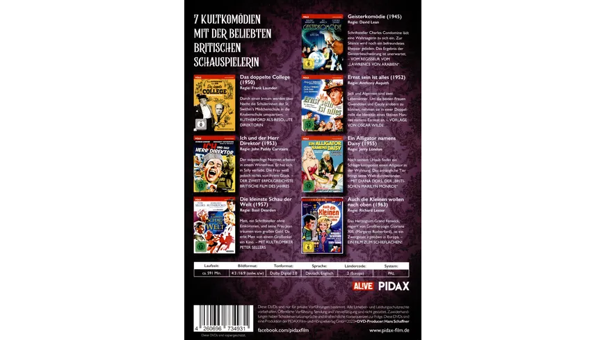 Margaret Rutherford Collection / Sieben Kultkomödien  [7 DVDs]