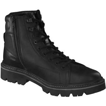 s.Oliver Schnür Boots in schwarz