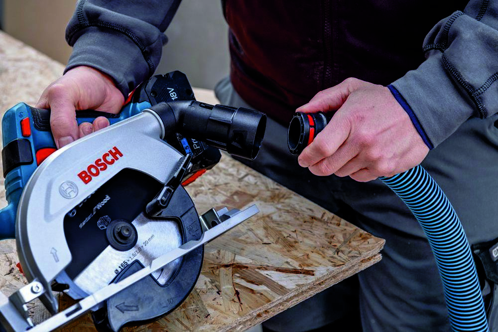 Bosch Blue 06016C1102 GKS18V-57-2 L Kreissäge 18 Volt 5,5 Ah ProCore in L-Boxx