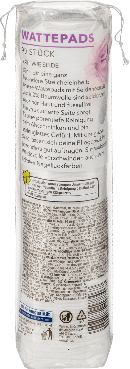 Wattepads Seidenextrakt, 90 St