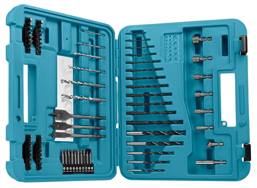 Zestaw wierteł i bitów Makita Accessories D-47226, 77 elementów, w walizce