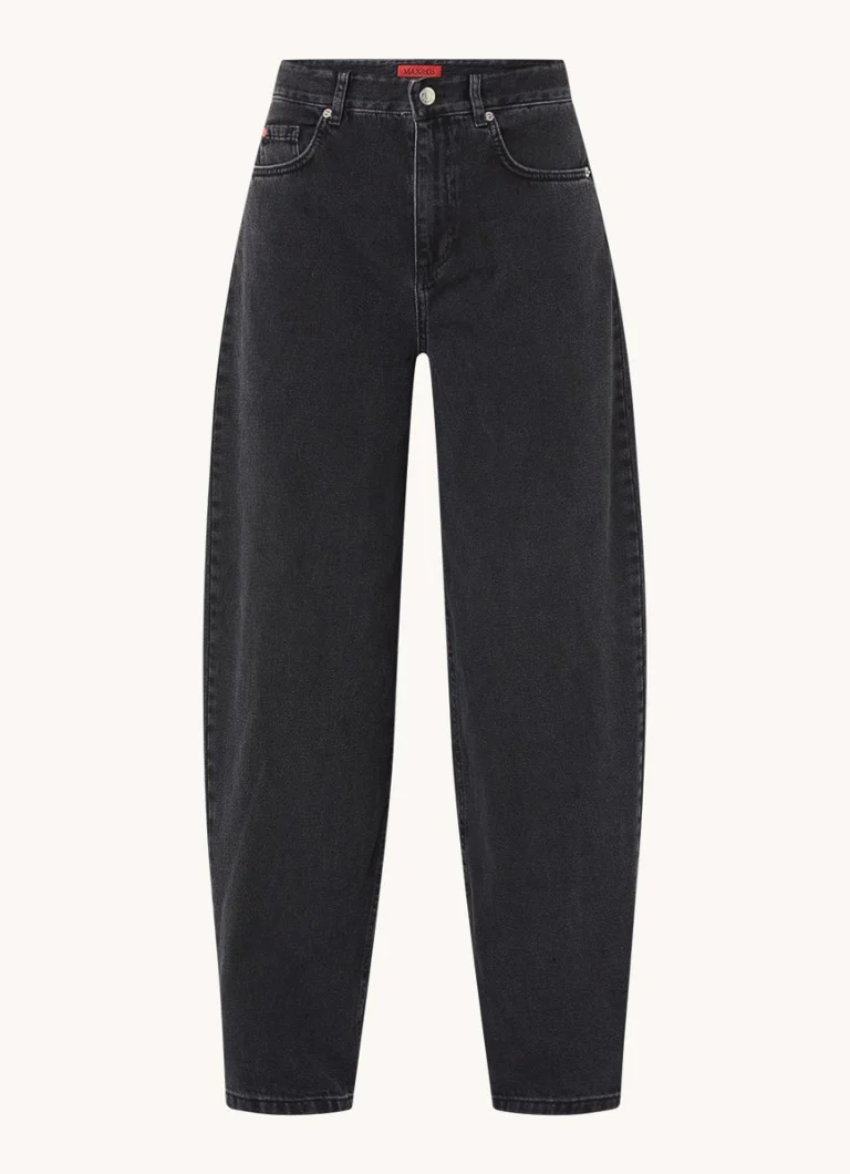Max & Co  Samba high waist wide leg jeans in biologische katoenblend