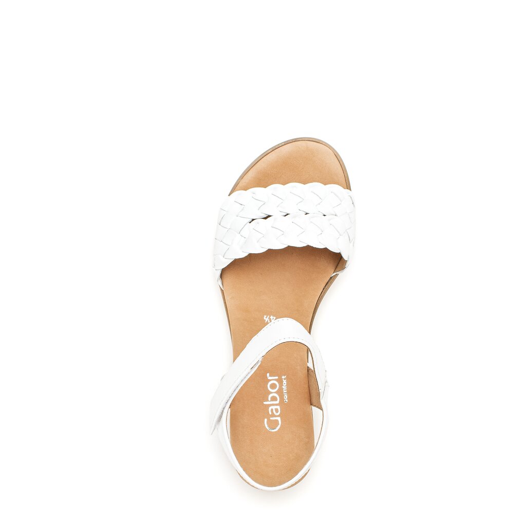 Gabor comfort Keilsandalette weiß