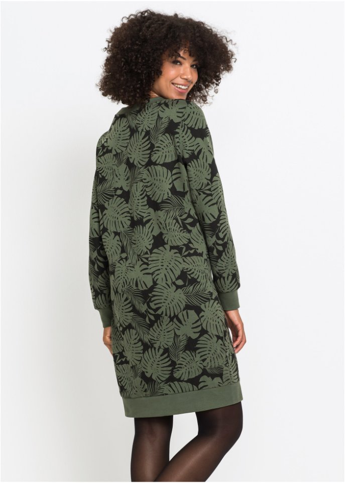Sweatkleid, bedruckt