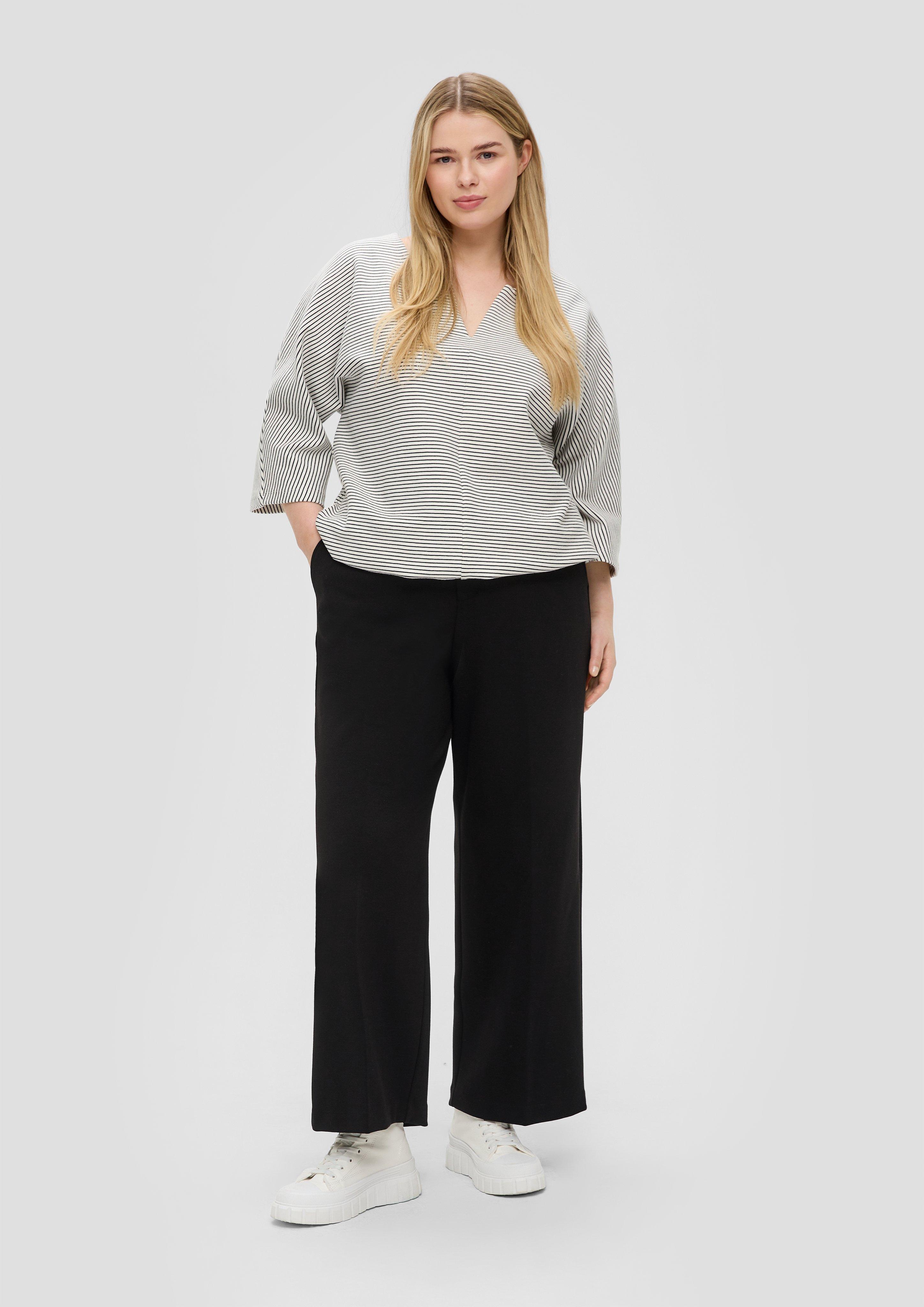 Interlockjersey-Hose mit Wide Leg  EME  2149254-9999