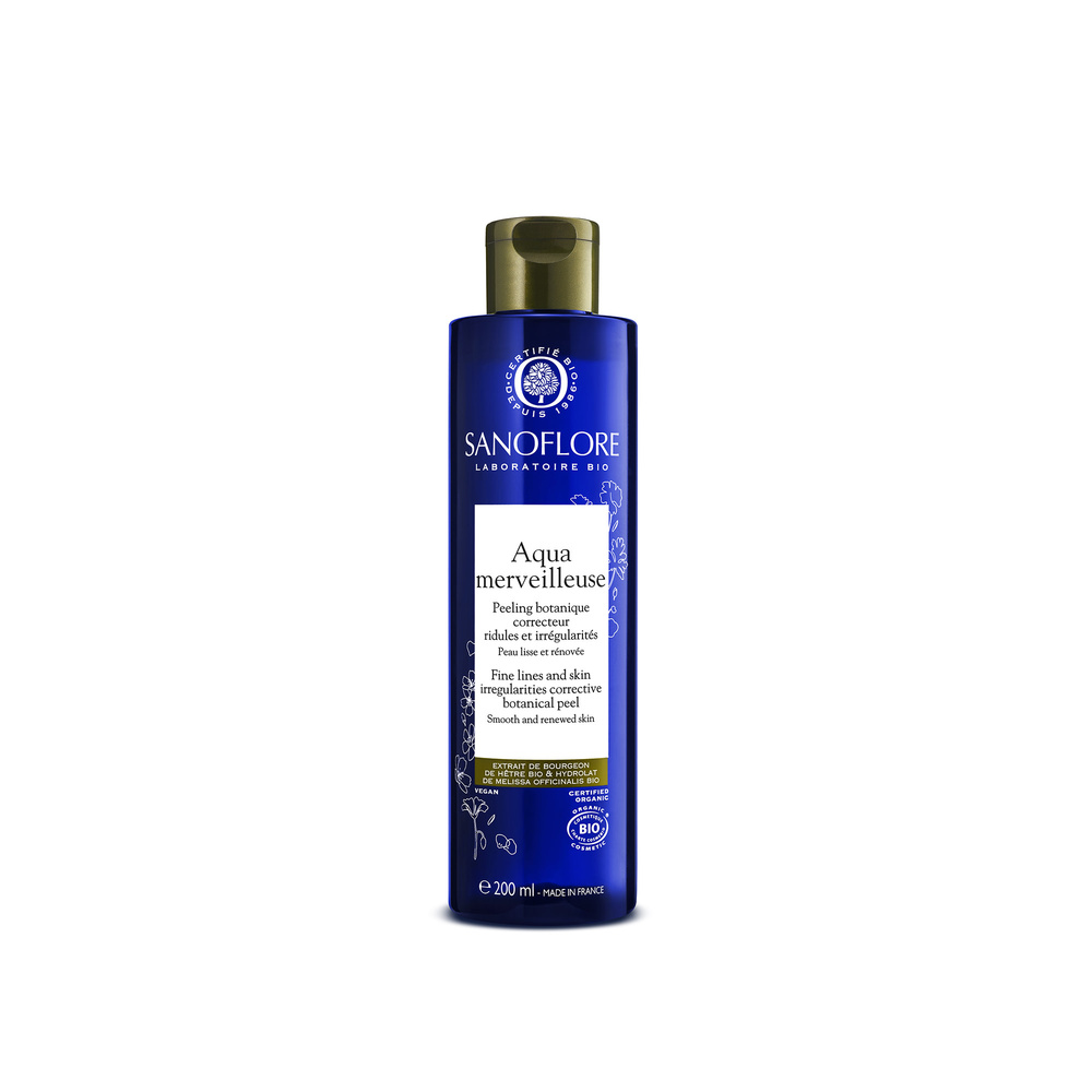 Sanoflore Aqua merveilleuse peeling botanique régénrant Lotion anti ride certifié bio