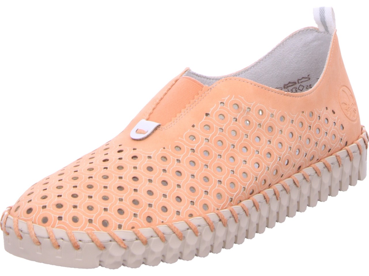 RIEKER Sportliche Slipper orange