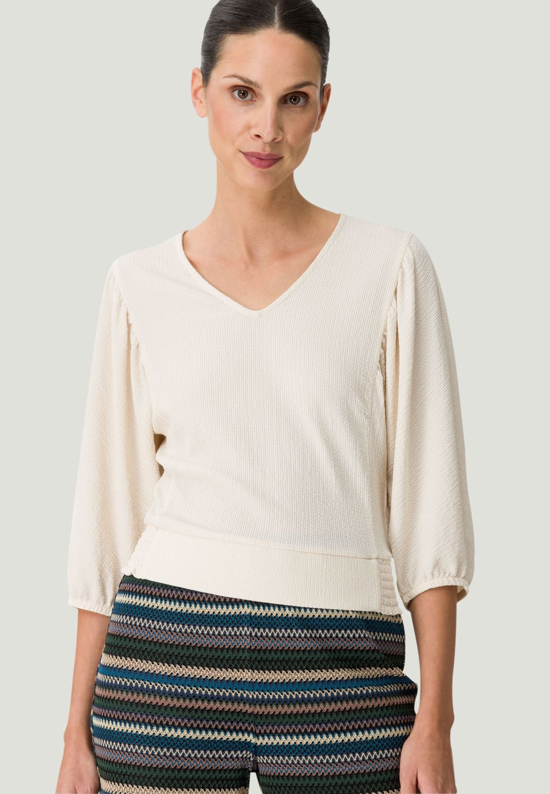 Blusenshirt mit Raffung