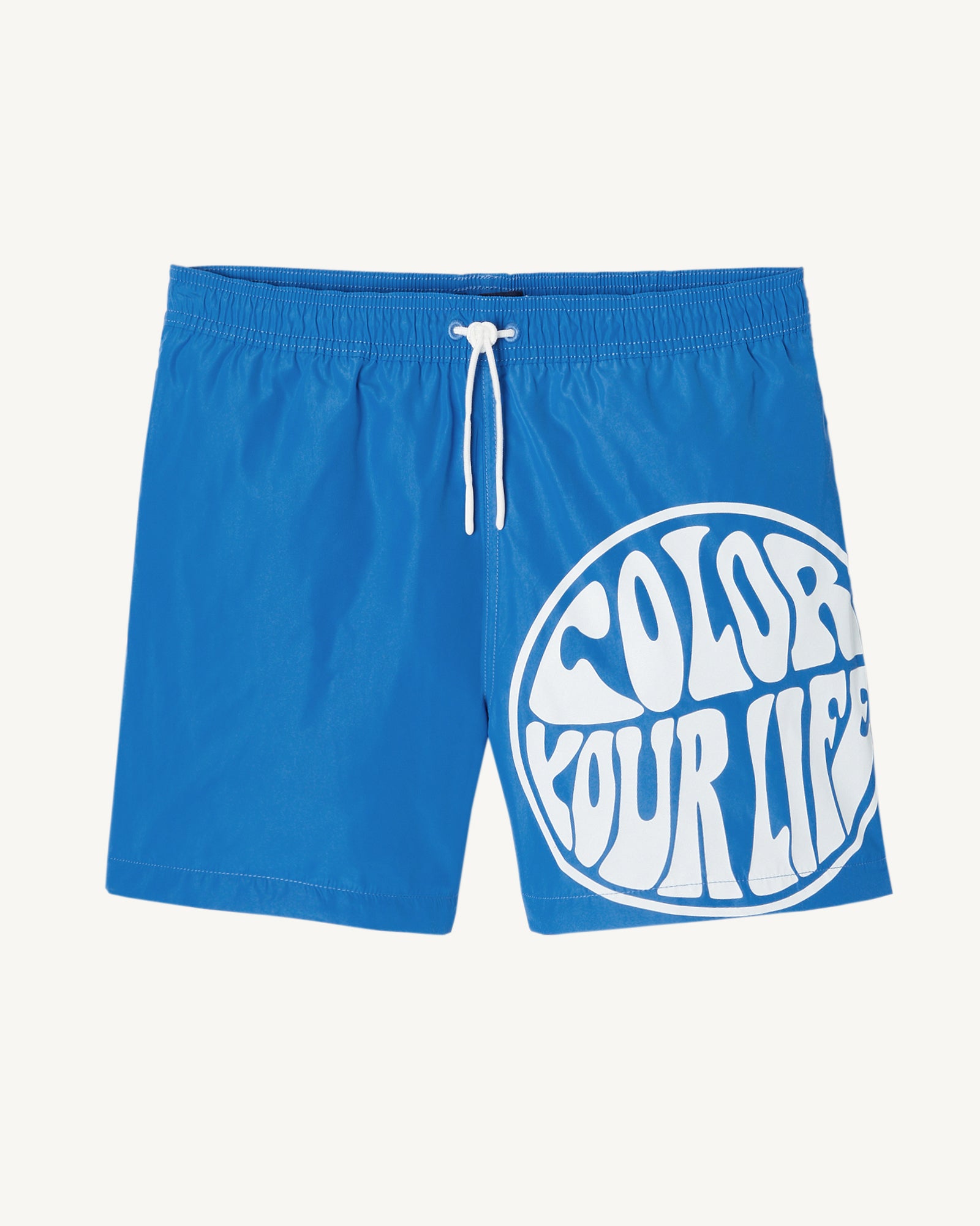 Short de bain Azur/Funday blanc Biarritz