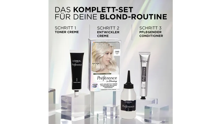 L'Oréal Paris Préférence Le Blonding Toner pearl boost - pearl boost