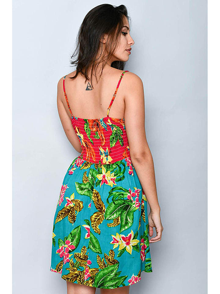 Tarifa Kleid in Bunt günstig kaufen XL