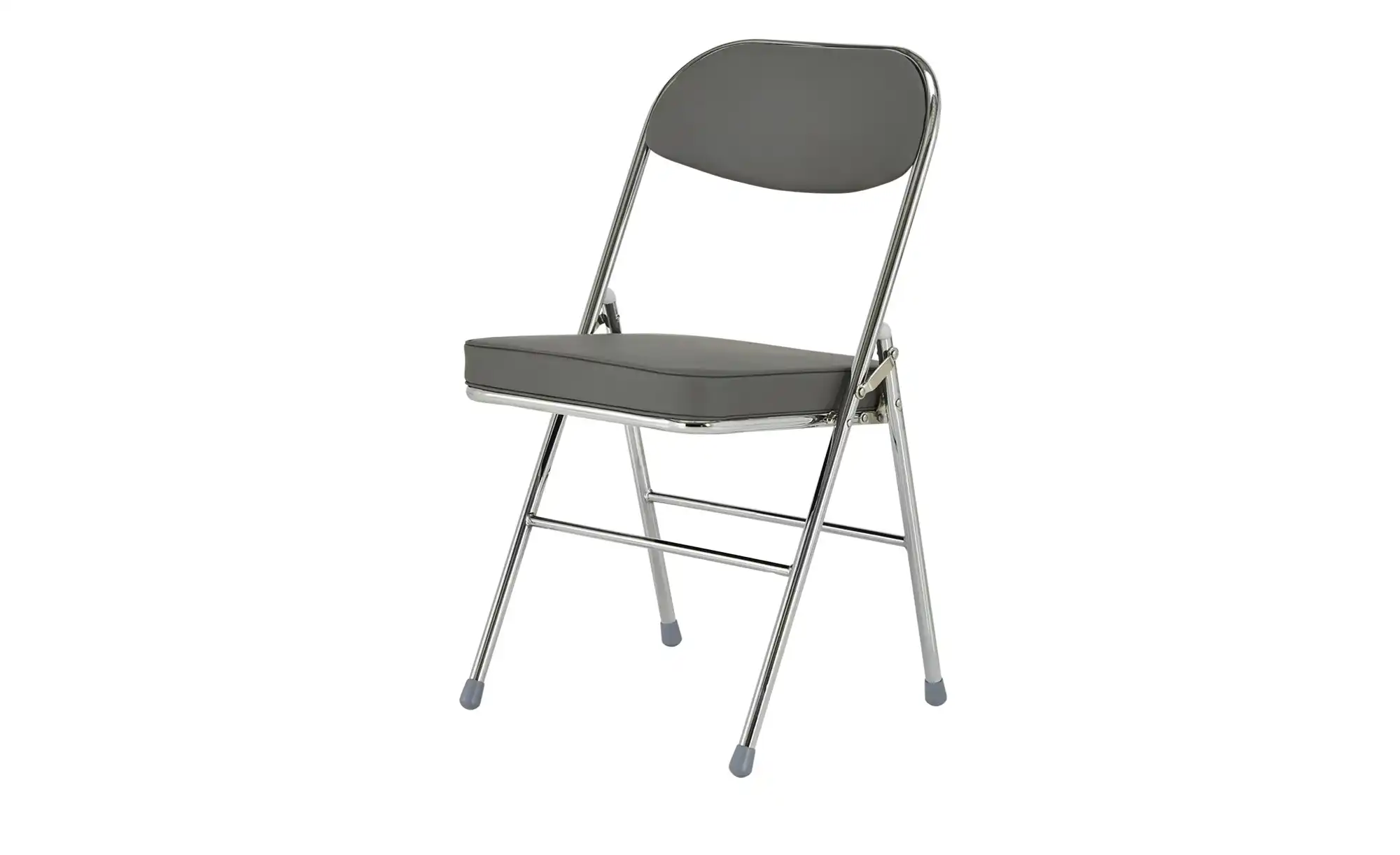 Klappstuhl Kunstleder Chrom