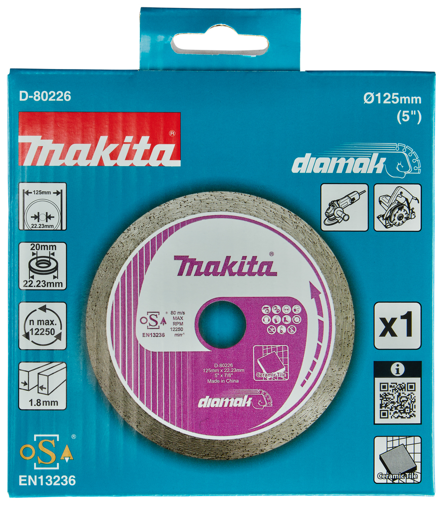 Makita Tilbehør D-80226 Diamak Diamantslipeskive 125x22.23mm