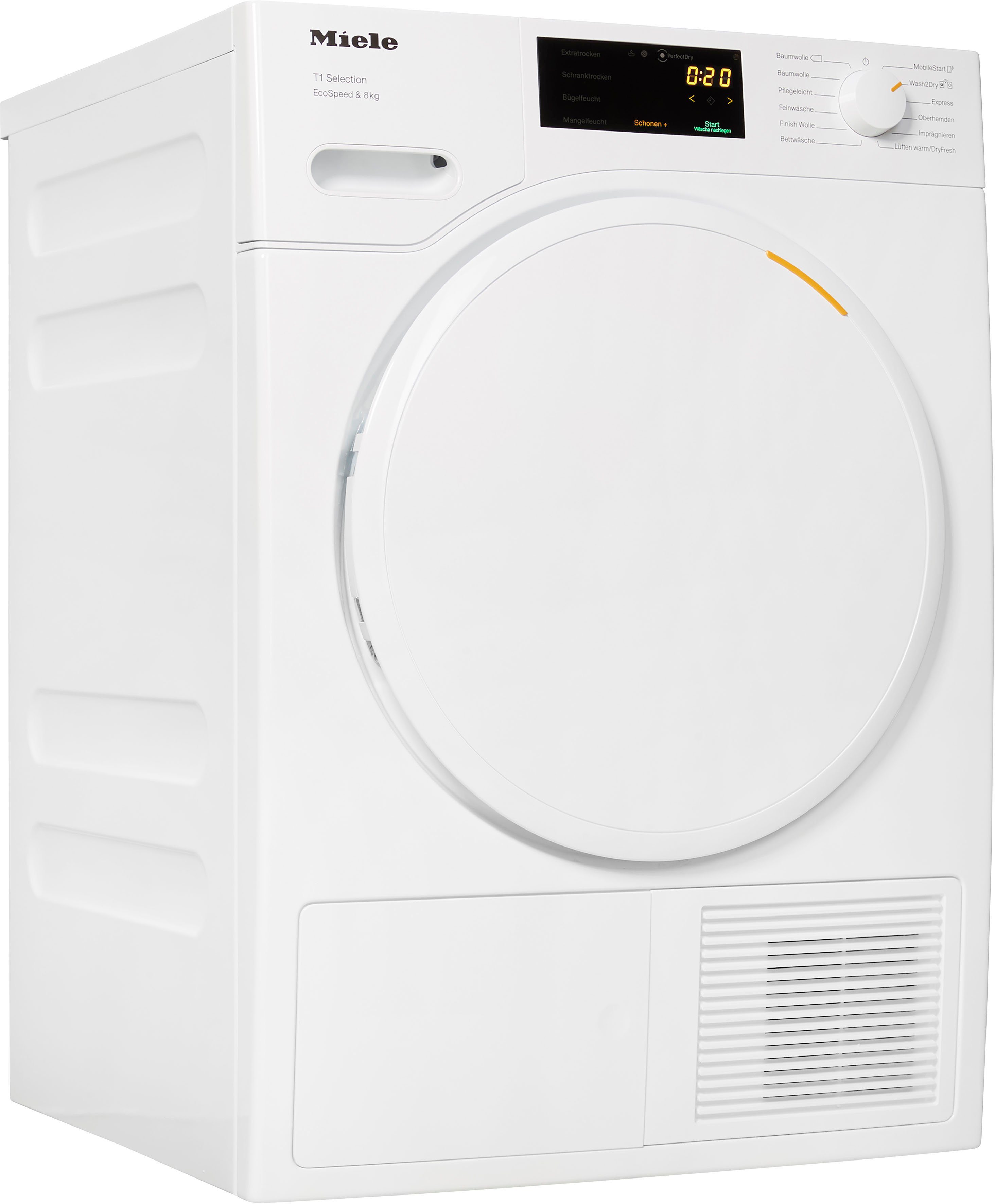 Miele Wärmepumpentrockner TSC563WP, 8 kg, EcoDry Technologie