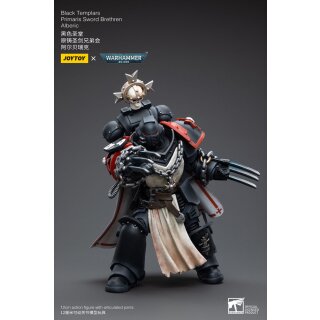 Warhammer 40k Actionfigur 1/18 Black Templars Primaris Sword Brethren Alberic 12 cm