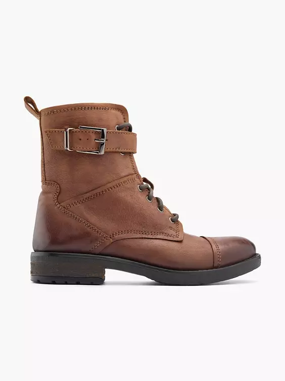 5th Avenue Leder Schnürstiefelette