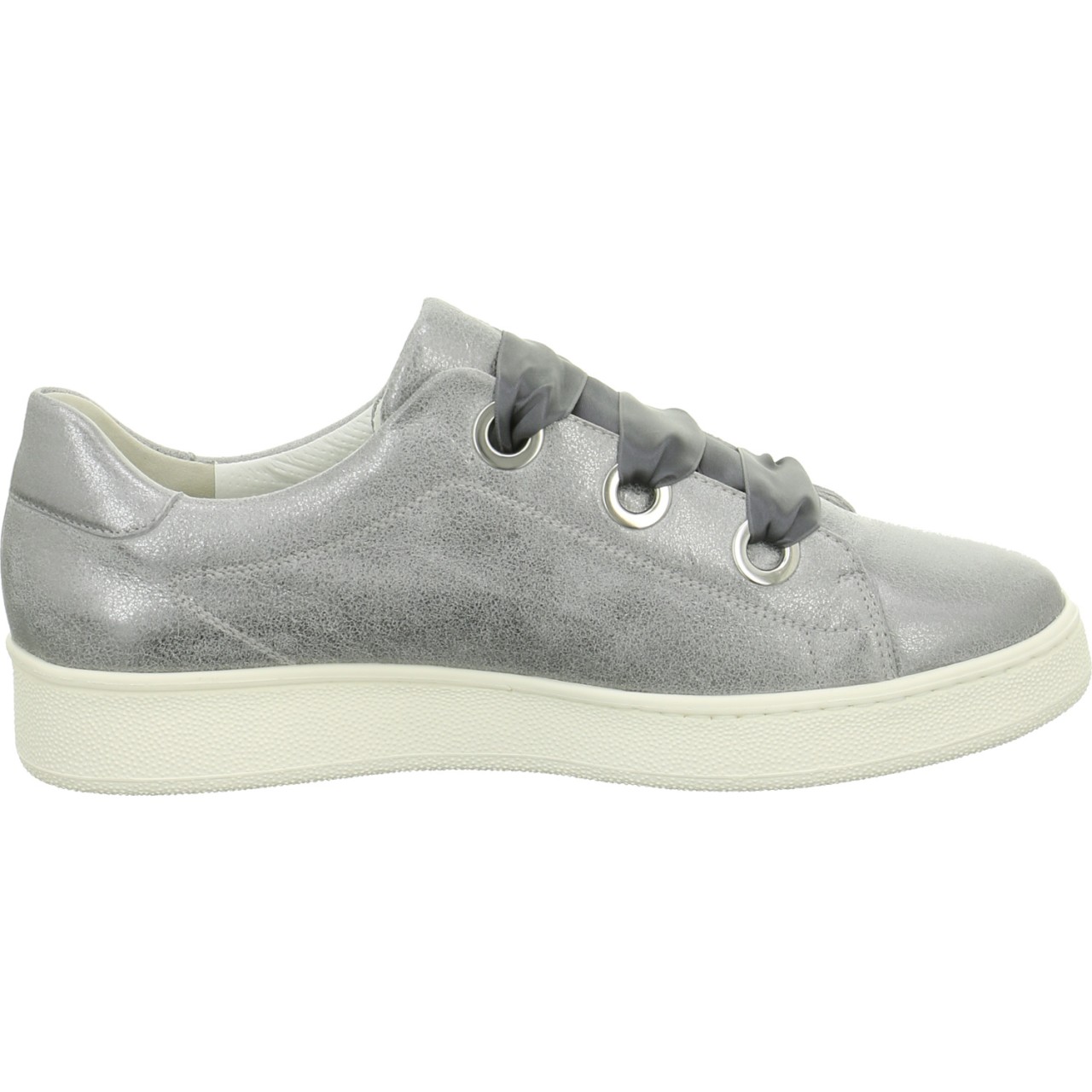 PAUL GREEN Sneaker grau platin Brush Metal