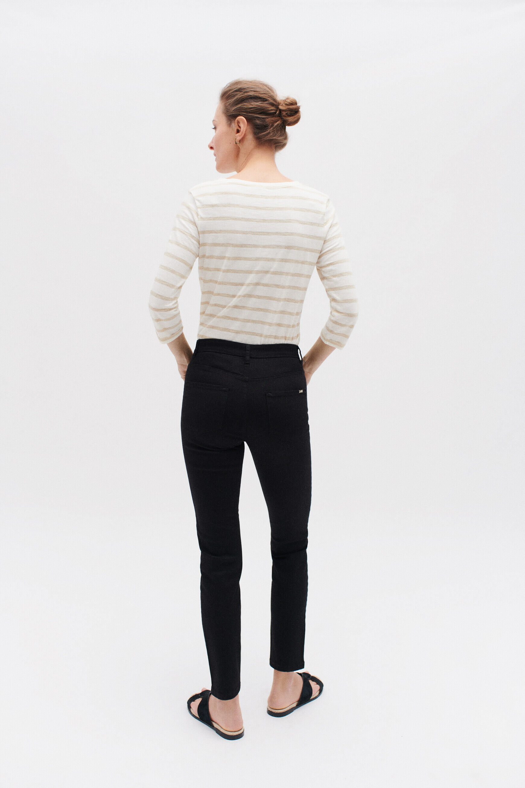 pantalon tony b noir femme