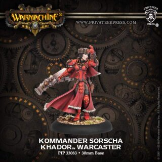 Khador Warcaster Komm. Sorscha Resculpt