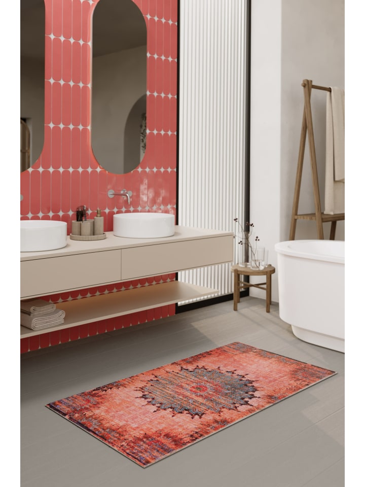 Wecon Home Badteppich Healing in rot günstig kaufen