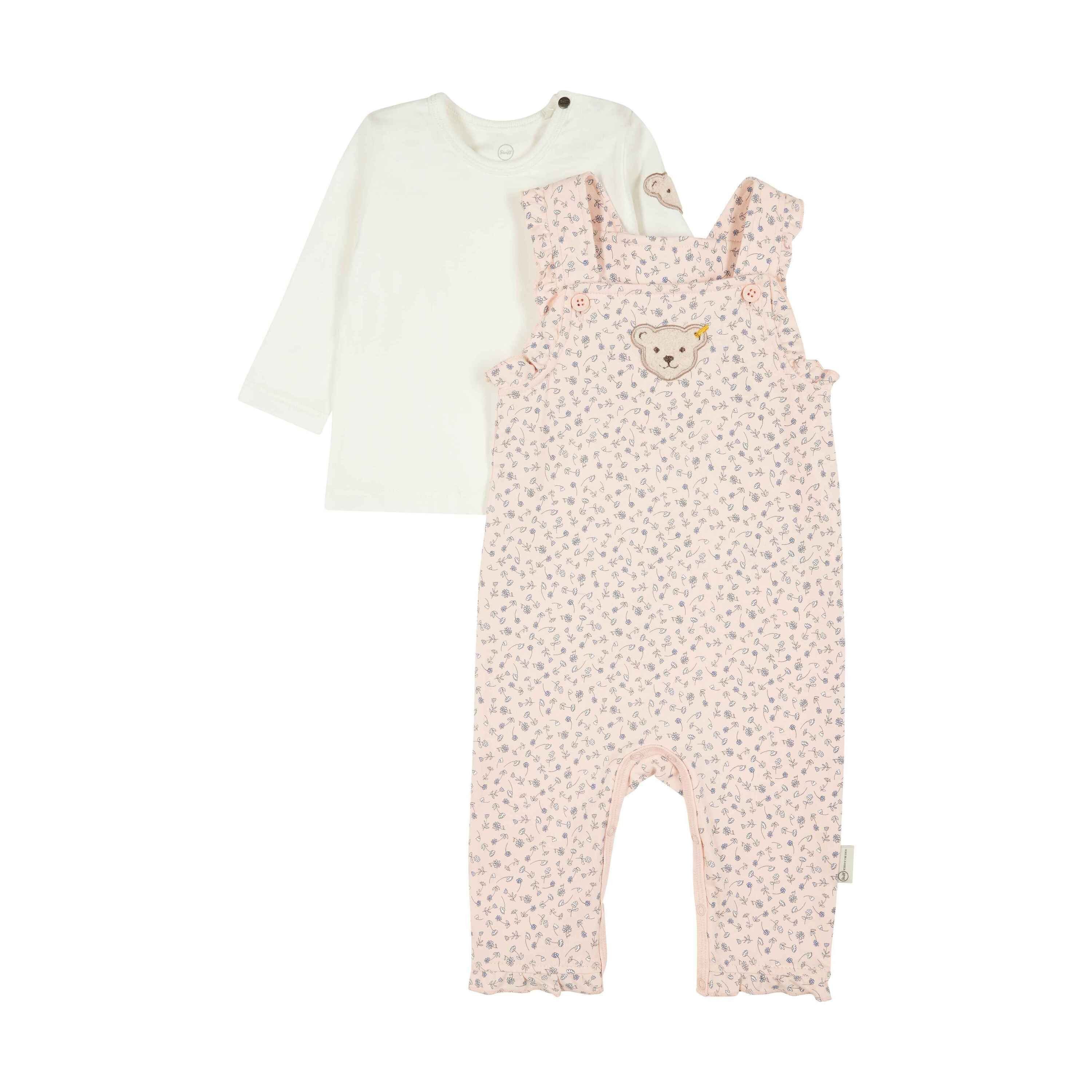 Steiff Strampler Set Strampler + T-Shirt langarm Baby Wellness