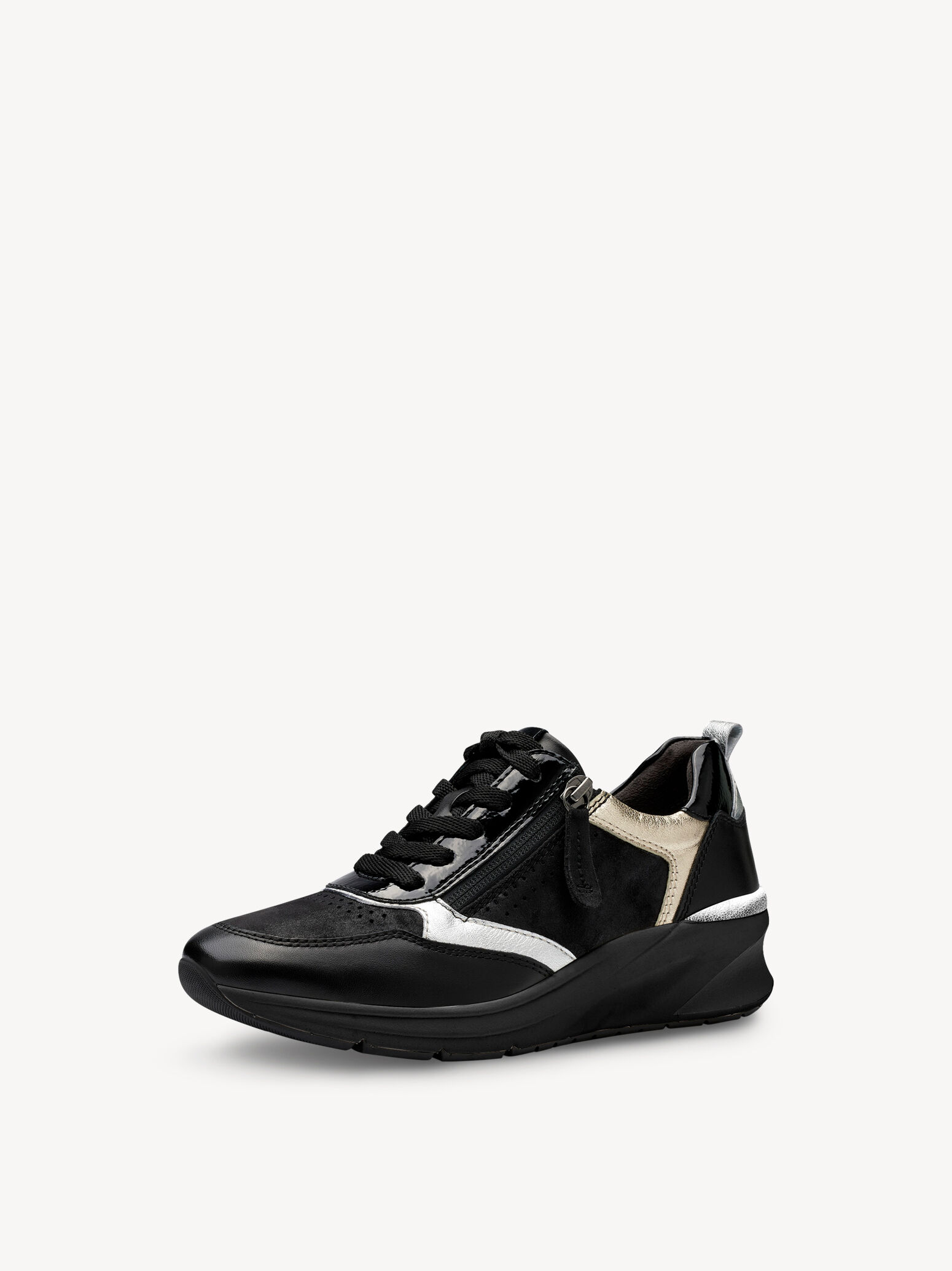 Basket en cuir - noir