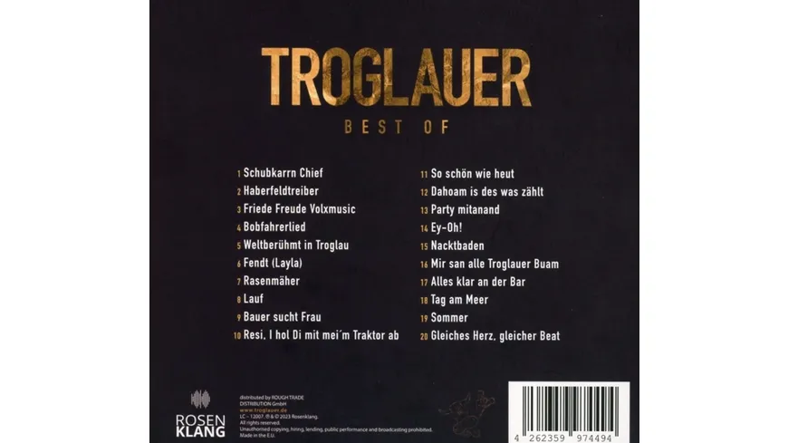 Troglauer - Best Of