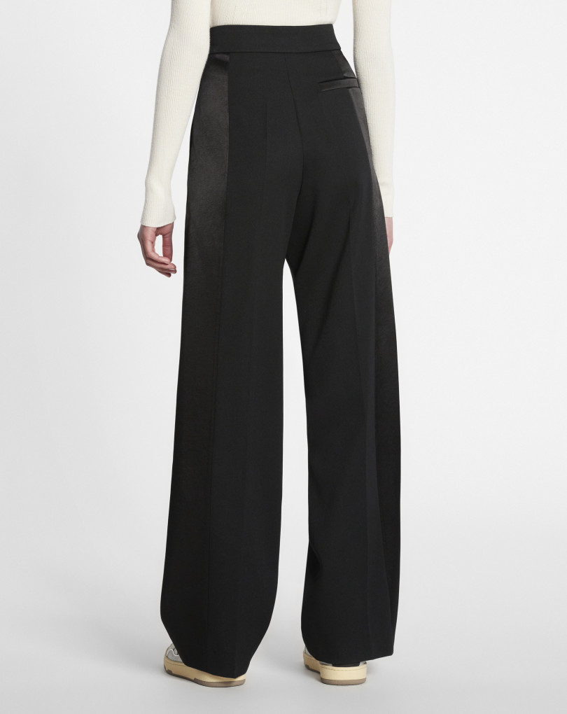 PANTALON A JAMBES LARGES