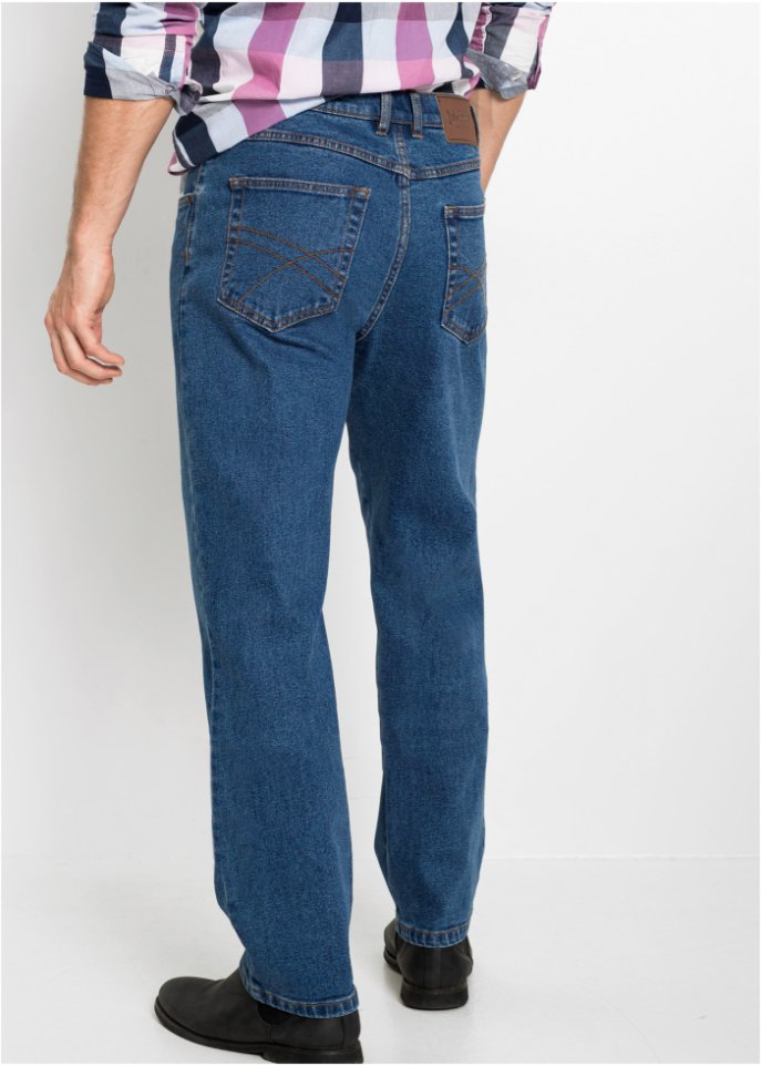 Classic Fit Stretch-Jeans, Straight
