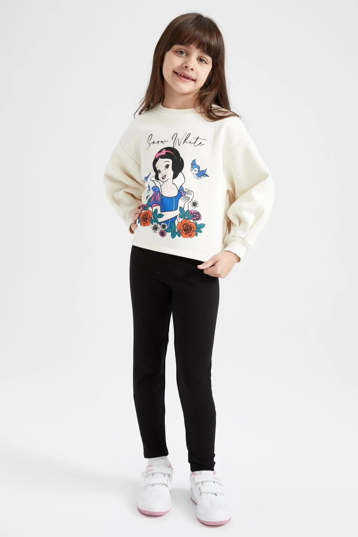 DeFacto  Mädchen-Disney-Prinzessin-Oversize-2-teiliges Set