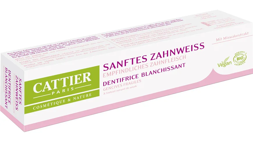 CATTIER Sanftes Zahnweiss 75 ml