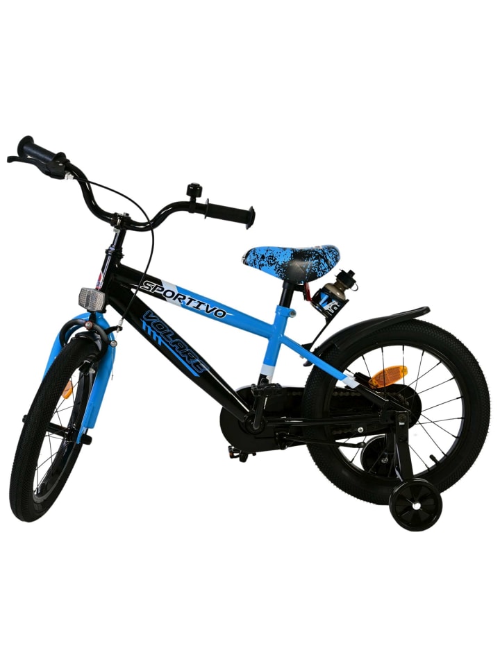 Volare Kinderfahrrad Rocky Fahrrad für Jungen 16 Zoll Kinderrad Blau Schwarz 4 Jahre günstig kaufen onesize