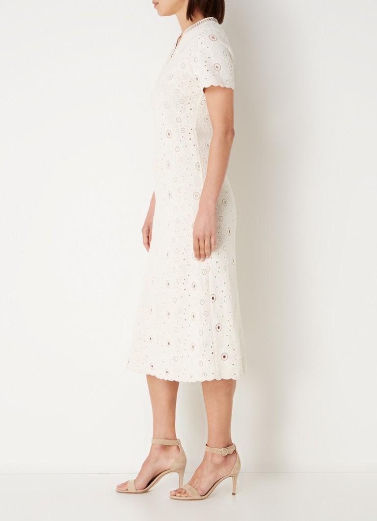 Vestido túnica midi bordado Elouane de Gérard Darel
