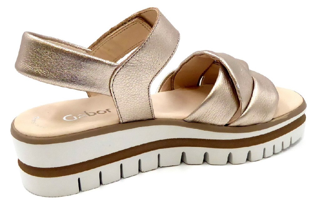 GABOR Plateau Sandalen beige Gabor Fashion Plateau Sandale 24.622.62