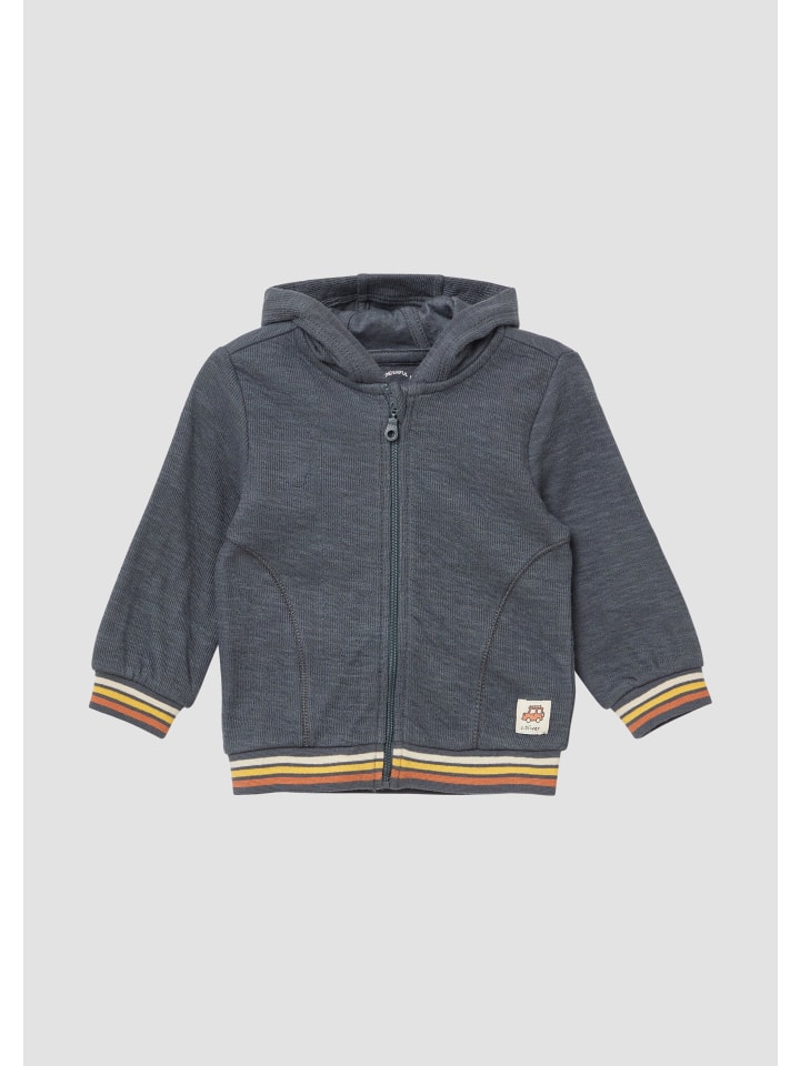 s.Oliver Sweatshirt Jacke langarm in Grau günstig kaufen